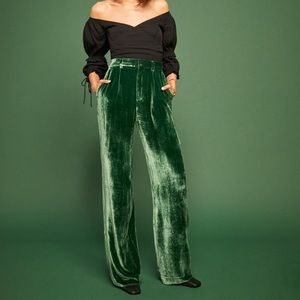 Reformation Wes velvet pants